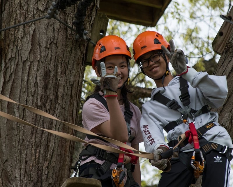 Zipline Canopy Tour & Challenge Course Combo in Lexington
