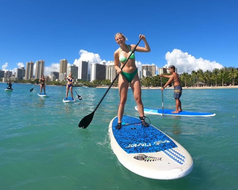 Waikiki Stand Up Paddleboard Lesson for All Ages