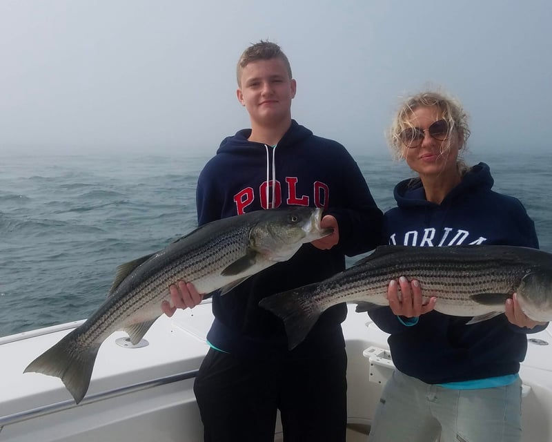 Full-Day Cape Cod Striper Fishing Charter