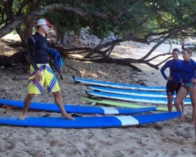 Group Surf Lesson with Lifeguard Instructors in Haleiwa