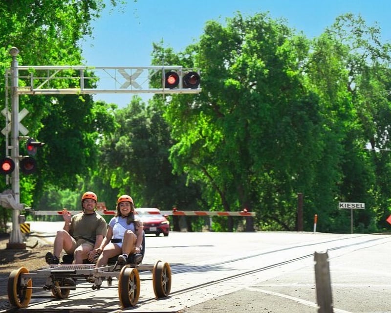 Guided Rail Bike Tour on Historic Tracks in West Sacramento
