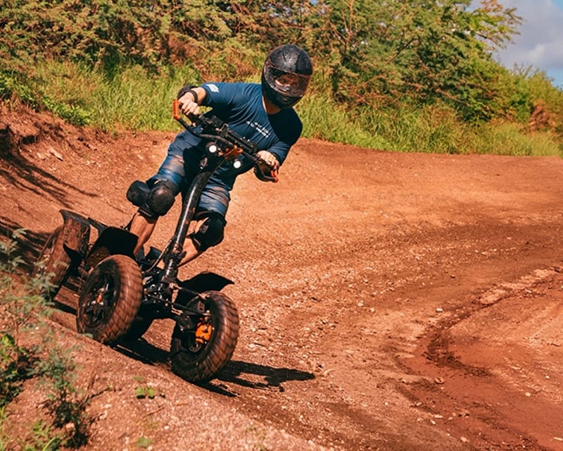 Stand-Up ATV and 3 Ziplines Adventure Package