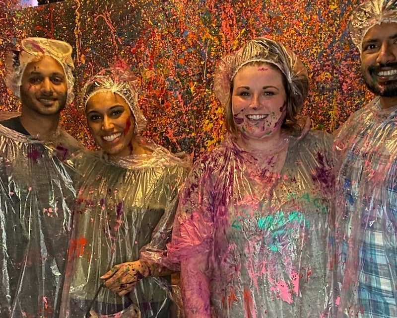 Private Splatter Painting Class in Plano