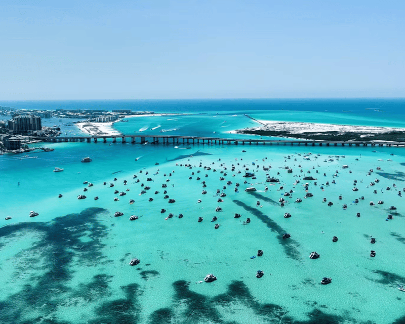 Cruise Destin Harbor & Crab Island 4-Hour Charter