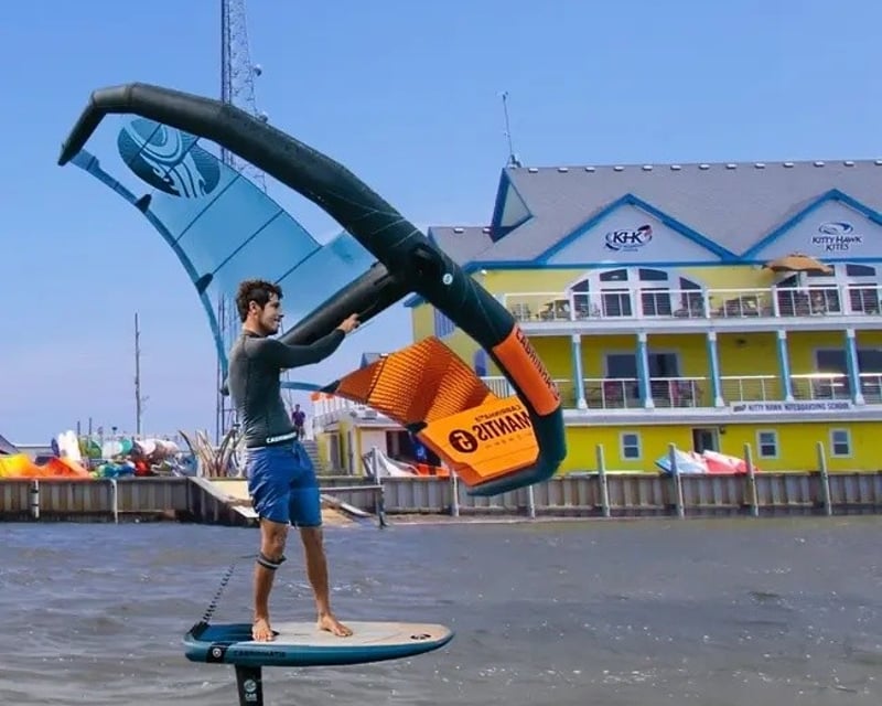 Private Beginner Wing SUP Lesson in Rodanthe