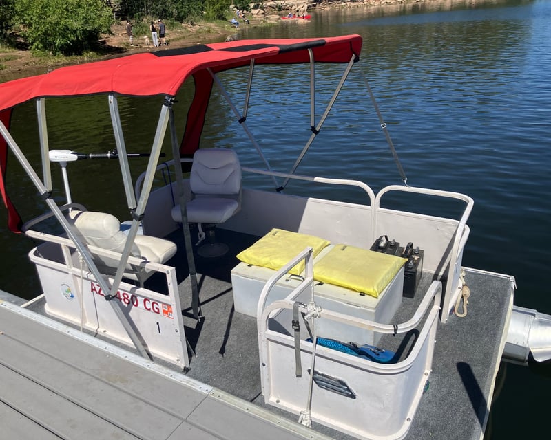 Woods Canyon Lake Fishing Pontoon Rental