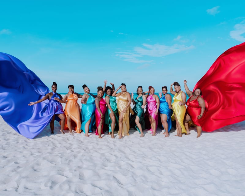 Group Flying Dress Photoshoot in Dover, Delaware