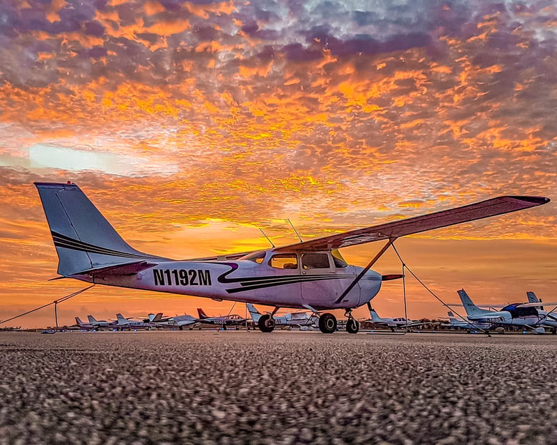 Private Sunset Airplane Tour Over Miami