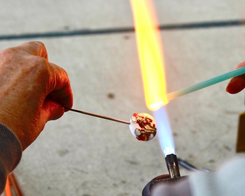 Make A Soft Glass Pendant Class In Asheville