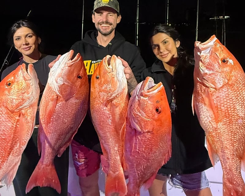 Private Night Snapper Fishing Charter in Fort Myers Beach