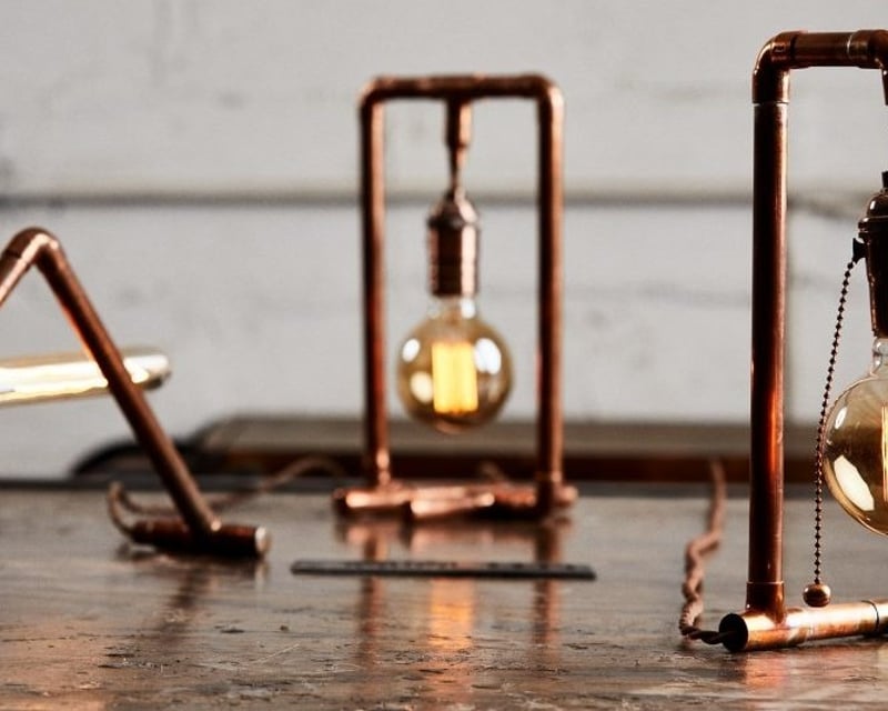 Copper Lamp-Making Workshop in Brooklyn
