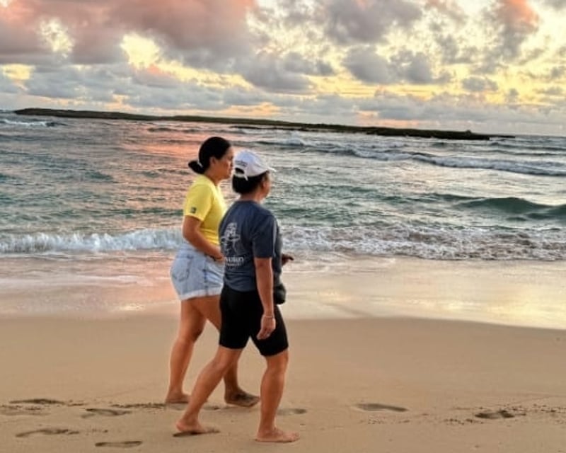 Scavenger Hunt & Spam Musubi Making at Malaekahana Beach