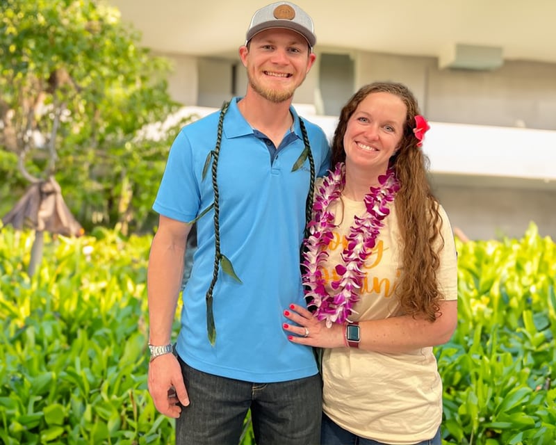 Honeymoon Lei Greeting at Lihue Airport, Kauai