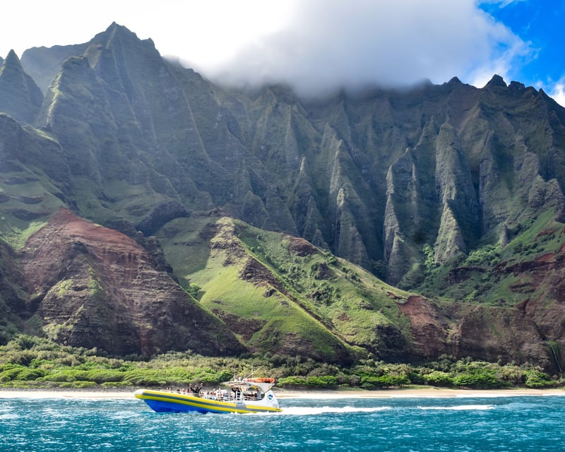 Na Pali Coast Snorkel Raft Tour