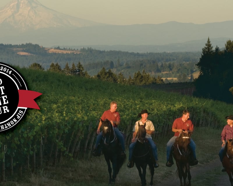 Horseback Wine Tasting Tour in the Red Hills of Dundee