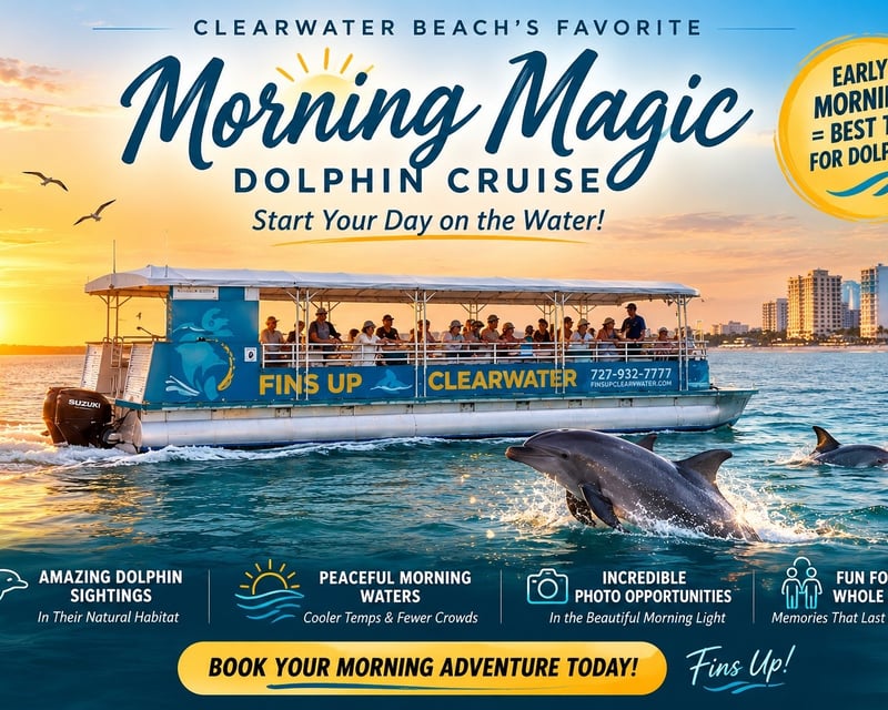 Morning Dolphin Watching Cruise in Clearwater Beach