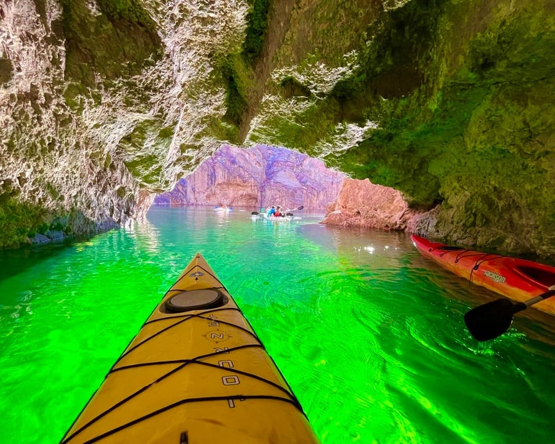 Half-Day Emerald Cave Kayak Tour from Willow Beach