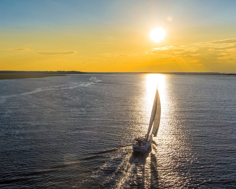 Saint Helena Island Sunset Sailing Charter