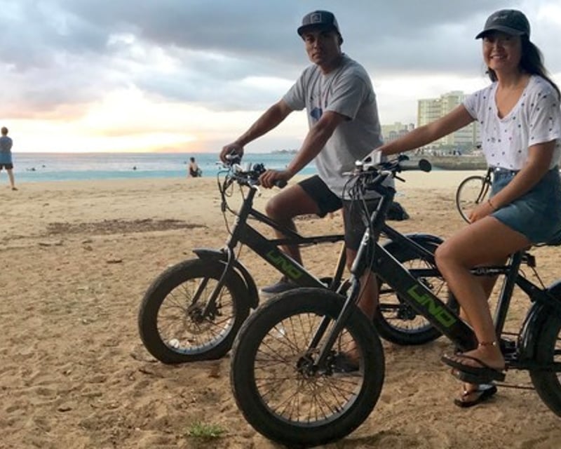 Low-Step Folding E-Bike Rental in Lihue, Kauai