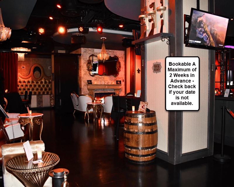 Prohibition Bar VIP Seating at Mandalay Bay, Las Vegas