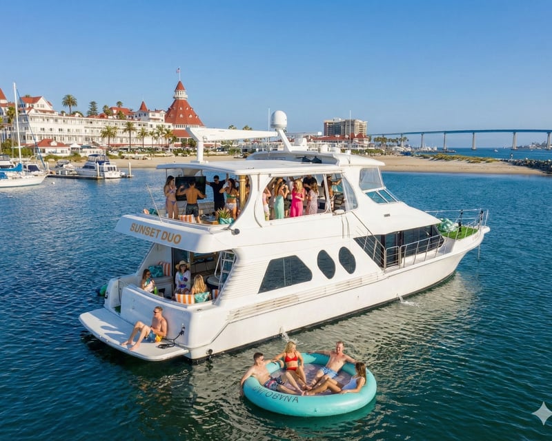 Private 62' Party Yacht Charter in San Diego