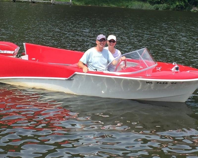 Vintage 1959 Boat Rental in Saugatuck