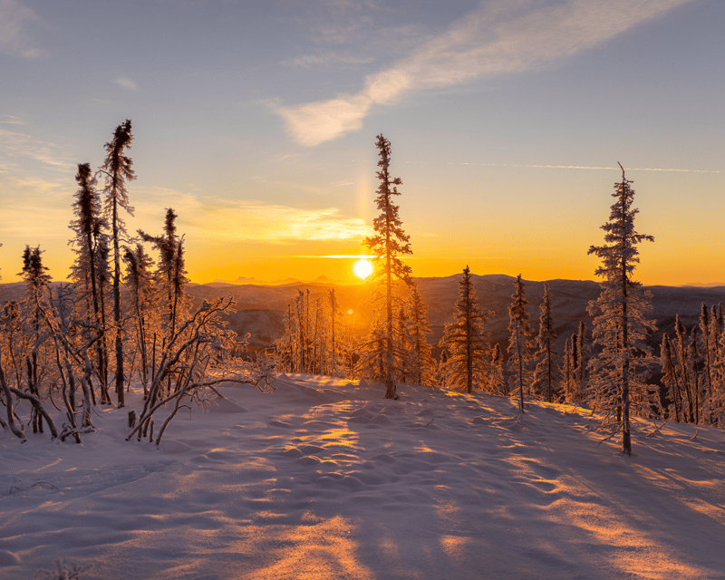 Sunset Snow Coach Tour of Charlie Dome