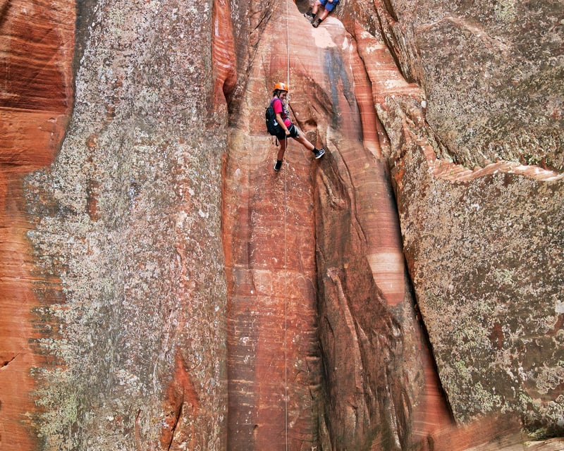 Half-Day Slot Canyon Canyoneering Near Zion National Park
