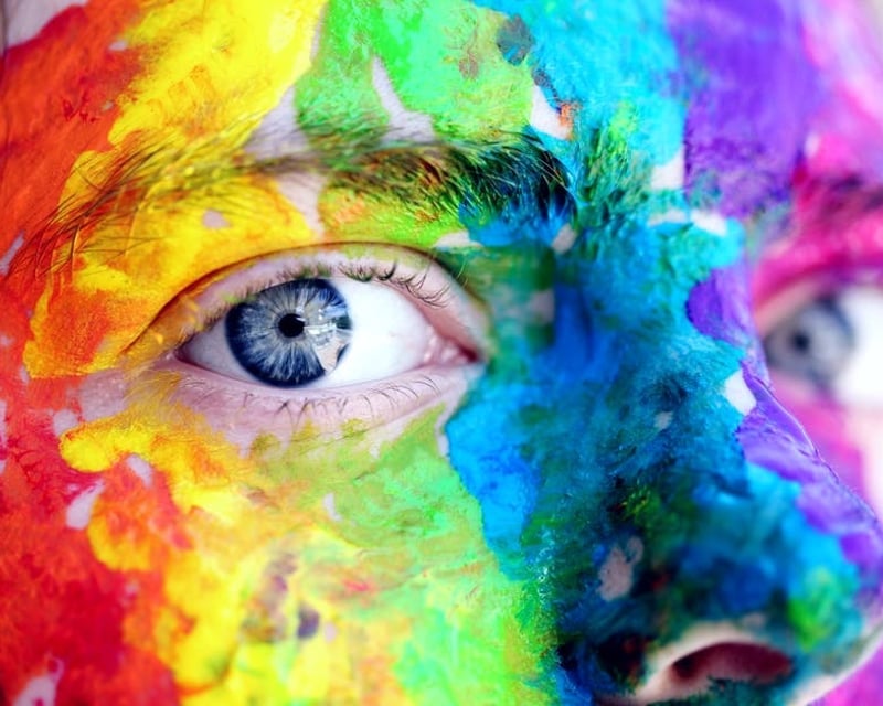 Neon Splatter Paint Room in Dartmouth