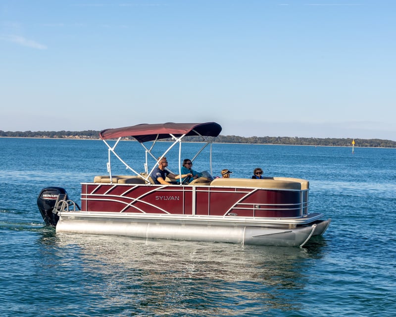 Half-Day Pontoon Boat Rental in Pensacola Beach