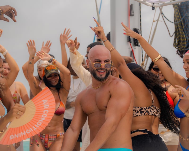 Adults-Only Sunset Catamaran Party with DJ in Aruba