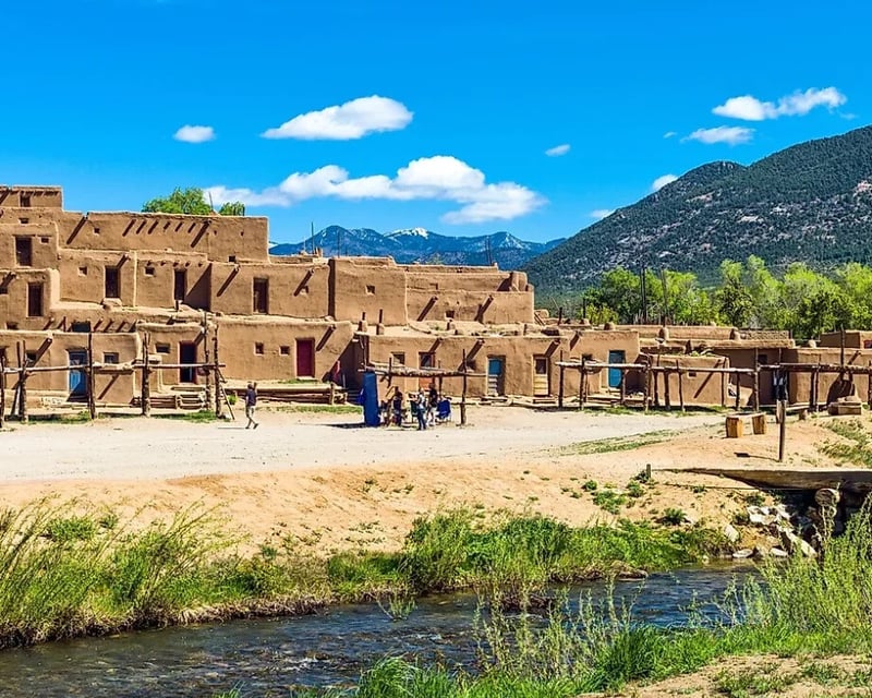 Taos Pueblo & Bison Ranch Tour with Rio Grande Rafting