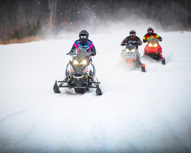 Beginner Snowmobile Tour to No Business Mountain in Donnelly