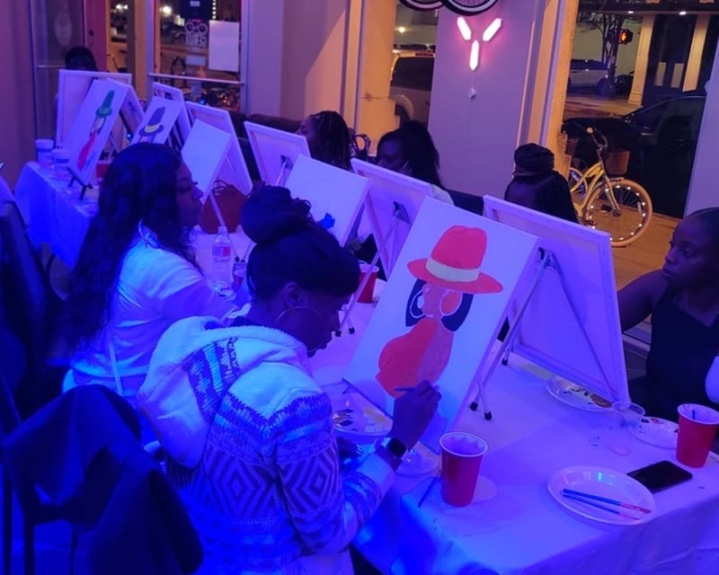 Private Glow-in-the-Dark Paint Party in Baton Rouge