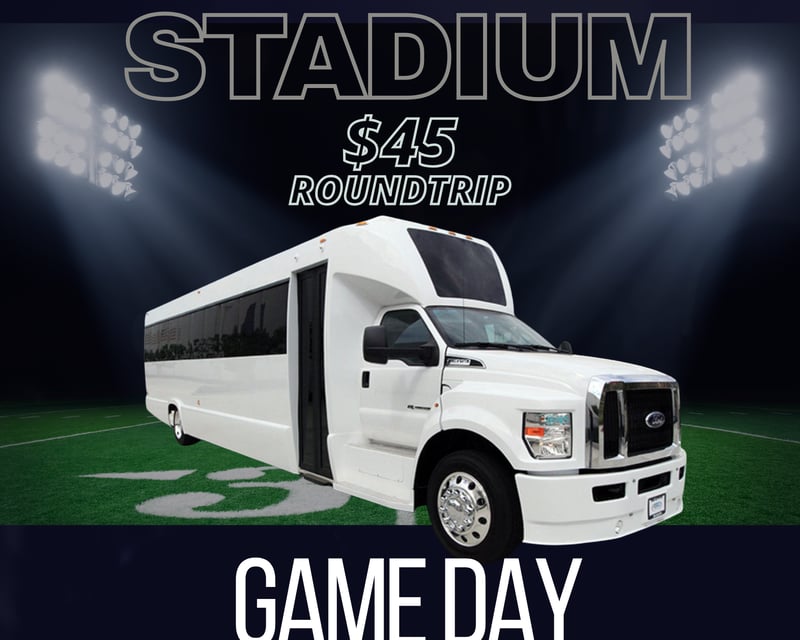 Las Vegas Raiders Game Party Bus Shuttle