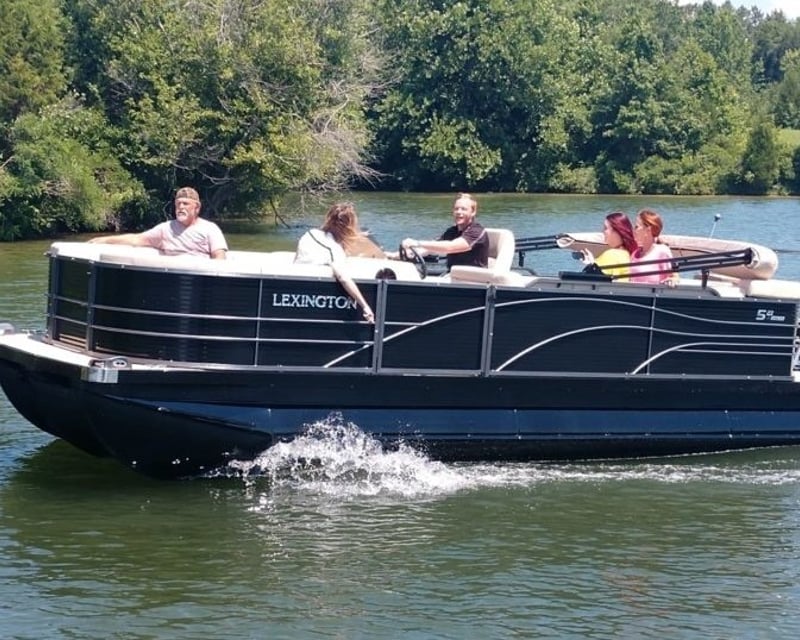 24' Pontoon Boat Rental in Holmes Beach