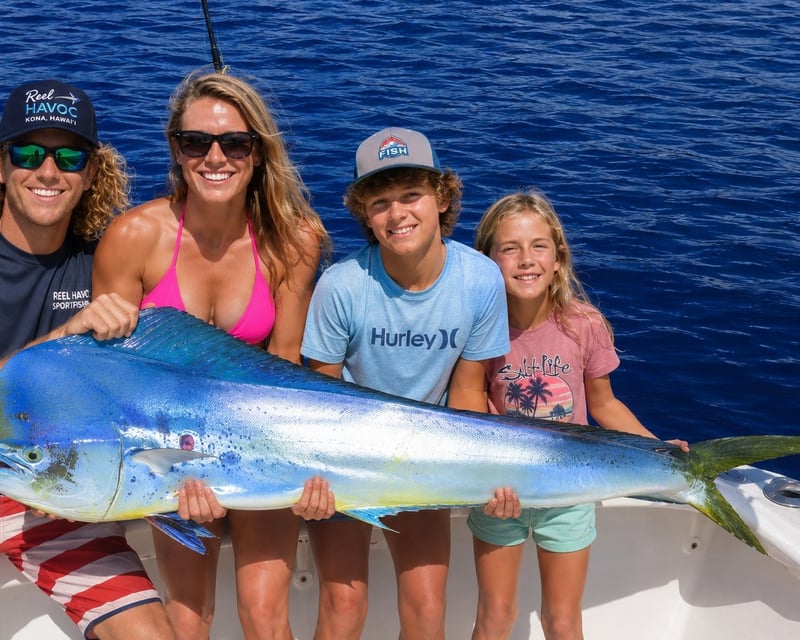 Private Half-Day Sportfishing Charter in Kona