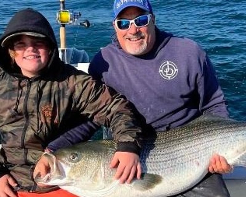 Private Striped Bass Fishing Charter in Fair Haven, NJ