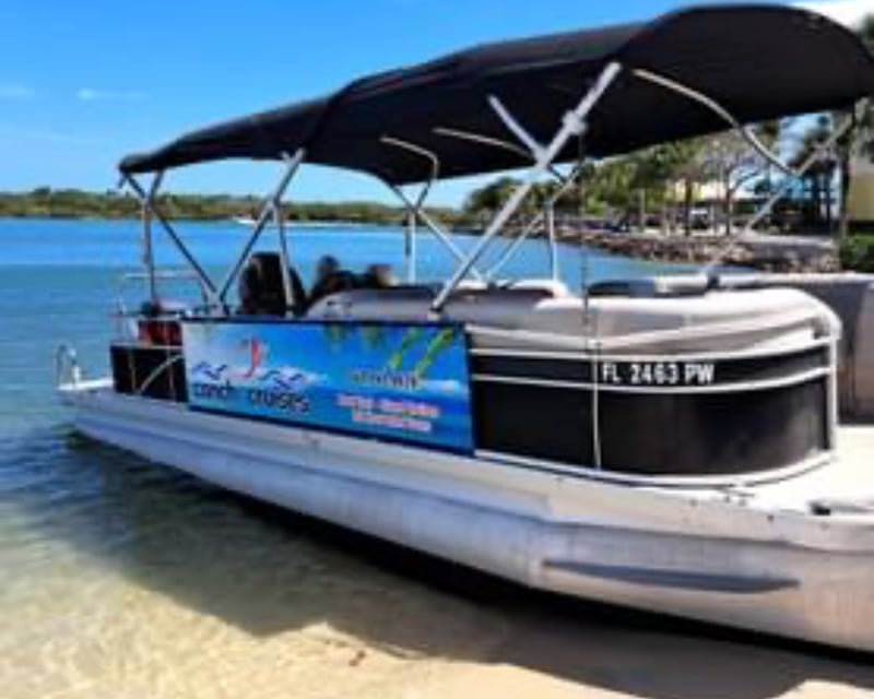 Private Jupiter Sandbar Snorkel & Fishing Pontoon Tour