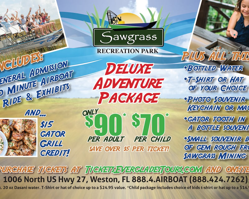 Explore the Everglades on a 40-Minute Airboat Tour