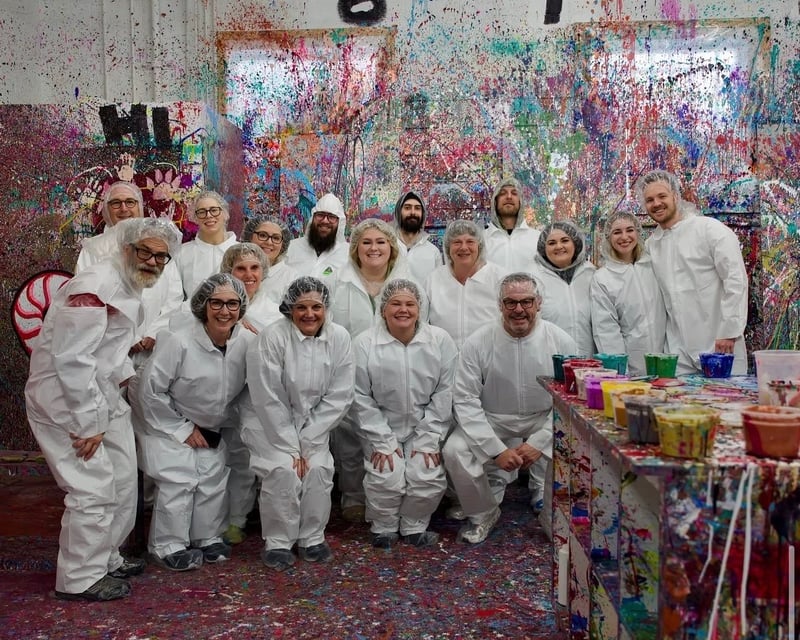 Private Splatter Paint Party in Ferndale