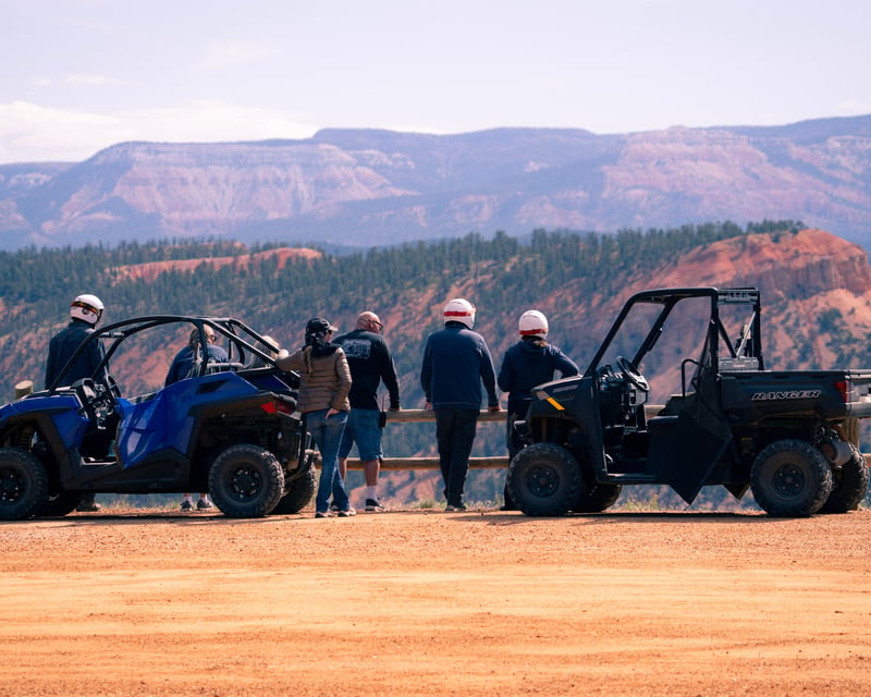Guided ATV Tour Through Pine Forest to Bryce Canyon Rim