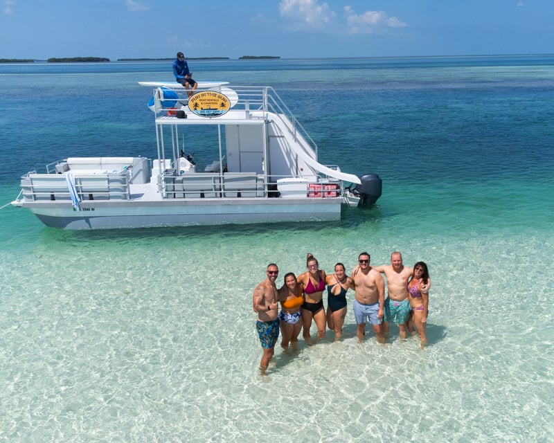 Double-Decker Waterslide Boat Charter in Key West