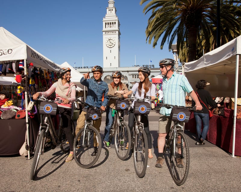 San Francisco Landmarks E-Bike Tour from Fisherman's Wharf