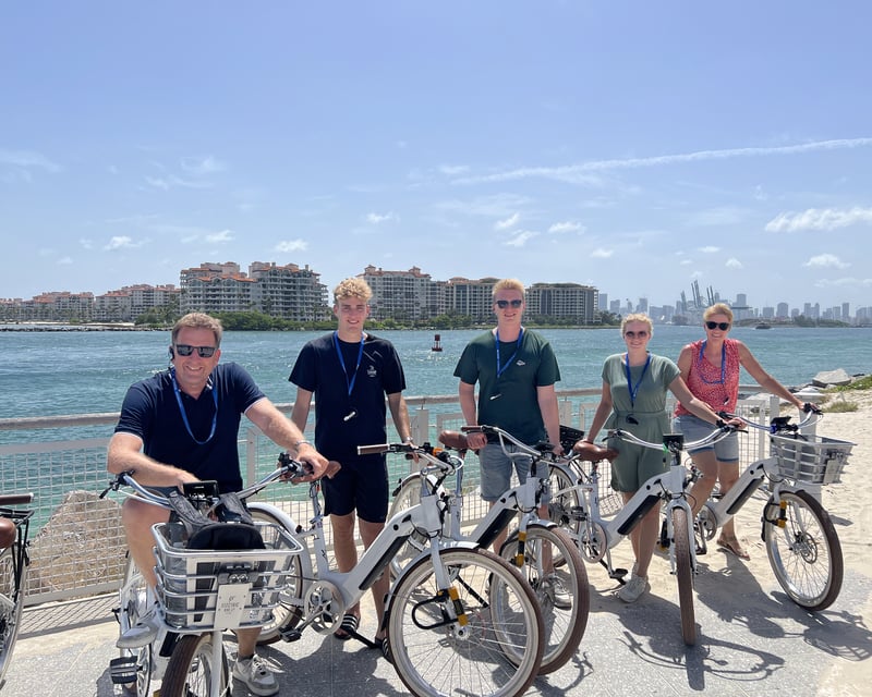 South Beach Art Deco & Star Island E-Bike Tour