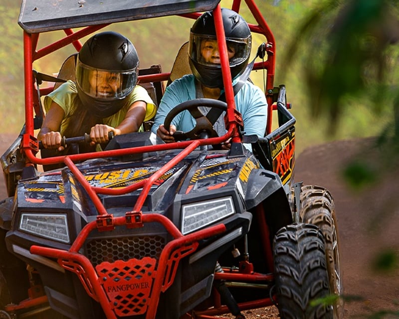 Ride ATVs & Zipline 3 Lines in Kapolei Oahu