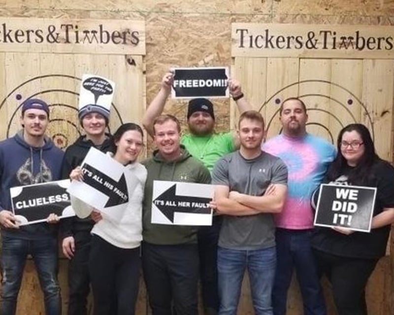Escape Room & Axe Throwing Combo in Charleston, WV