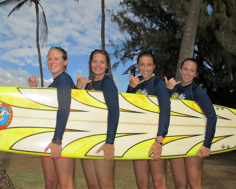 Surf Group Lesson in Kihei at Kalama Beach Park
