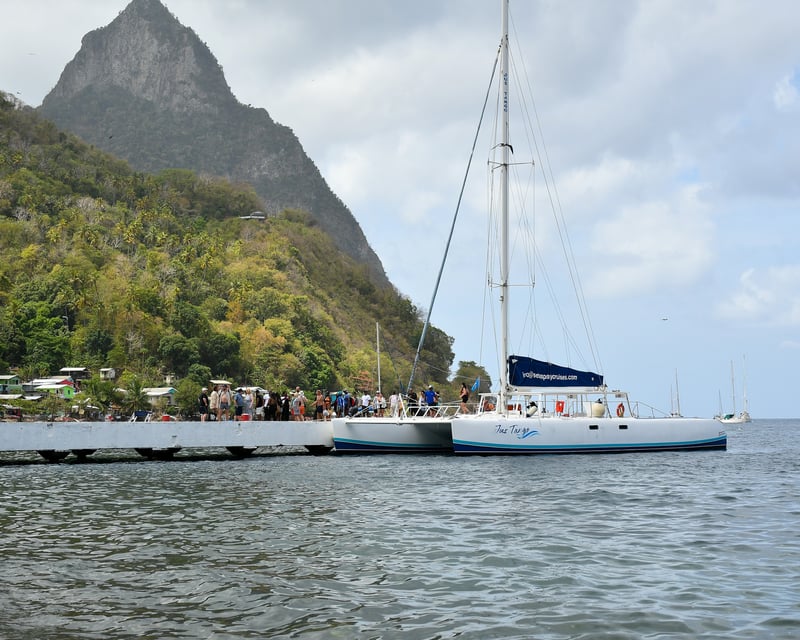 Catamaran Transfer From Rodney Bay To Soufriere