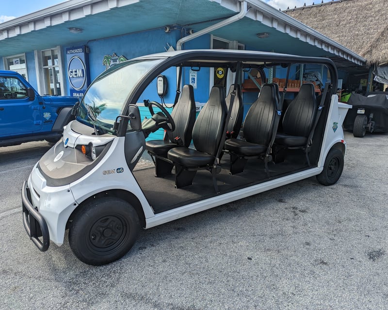 Explore Key West in a 6-Seater GEM Car